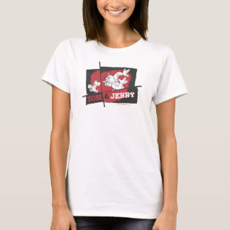 T-shirt Tom et Jerry Red et Black