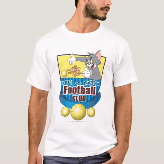 T-shirt Tom et Jerry Soccer (Football) 5 (Devant)