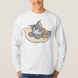 T-shirt Tom et Jerry sur le Coussin