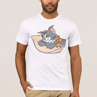 T-shirt Tom et Jerry sur le Coussin