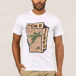 T-shirt Tom et Jerry sur un divan bronzage