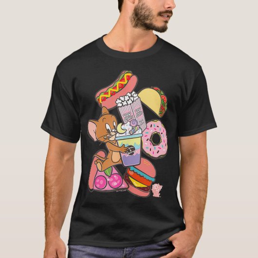 T-shirt Tom et Jerry Tasty Traitements  (Devant)
