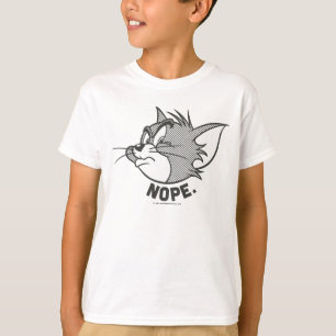 T-shirt Tom et Jerry Tom dit Nope