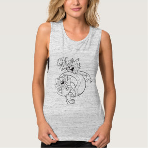 T-shirt Tom et Jerry Tom et rire de Jerry