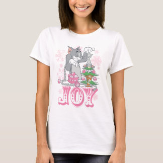 T-shirt Tom, Jerry et Nibbles décorent la joie