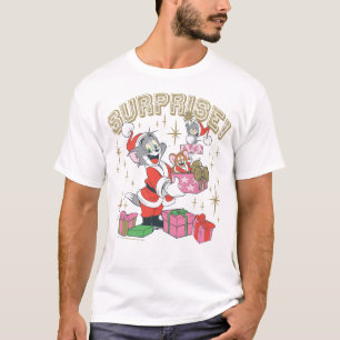 T-shirt Tom, Jerry et Nibbles Holiday Surprise