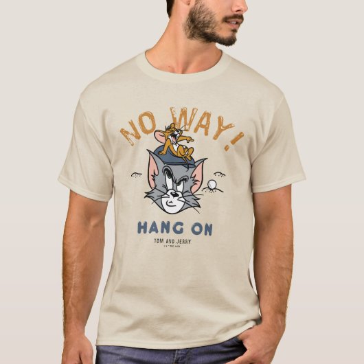T-shirt Tom & Jerry Golfing "No Way" (Devant)
