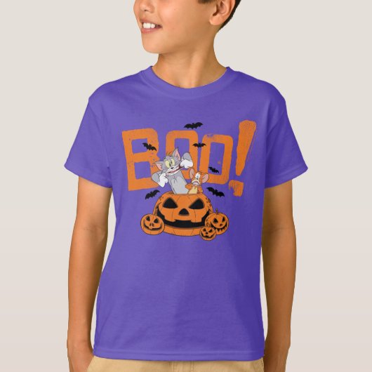 T-shirt Tom & Jerry | Happy Halloween Boo (Devant)