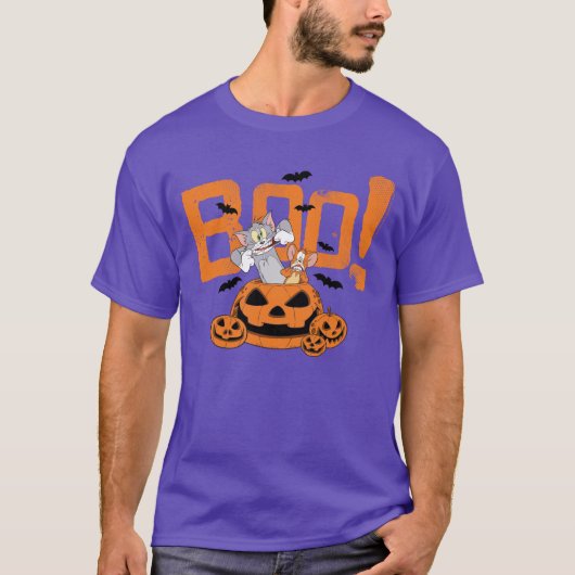 T-shirt Tom & Jerry | Happy Halloween Boo (Devant)