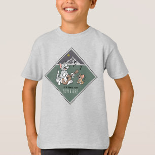 T-shirt Tom & Jerry "Il est temps pour l'aventure"