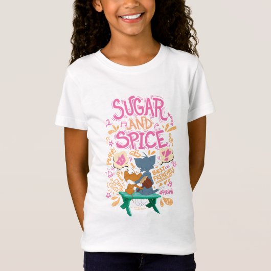 T-Shirt Tom & Jerry - Sugar And Spice (Devant)