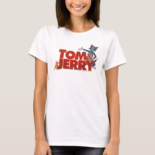 T-shirt Tom & Jerry With Movie Logo (Devant)