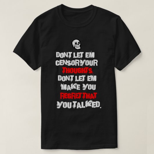 T-shirt Tom Macdonald - Paroles politiquement incorrectes (Design devant)