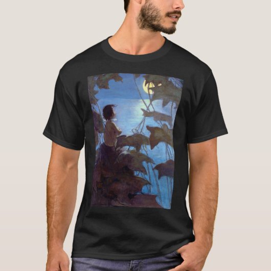 T-shirt Tom regarde la lune, Jessie Willcox Smith (Devant)