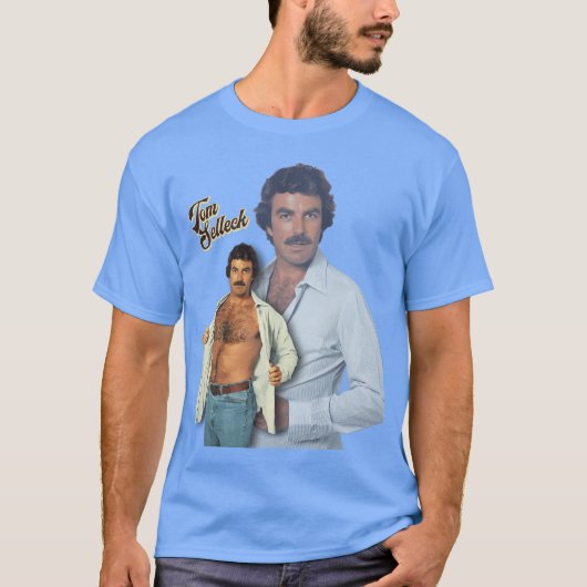 T-shirt Tom Selleck est le papa (Devant)