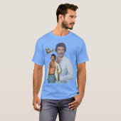 T-shirt Tom Selleck est le papa (Devant entier)