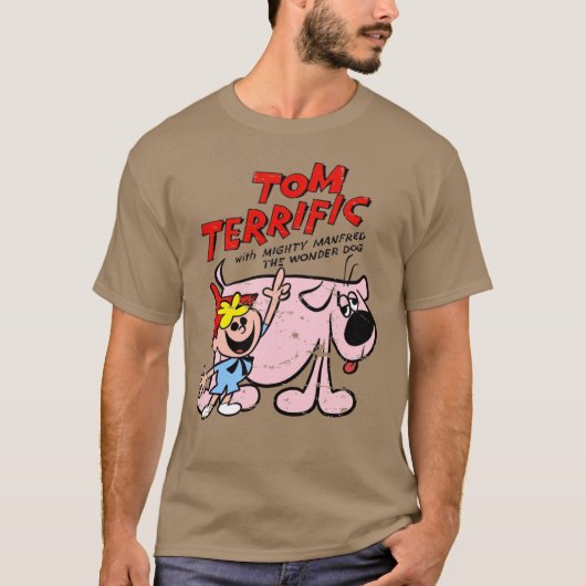 T-shirt tom terrific retro (Devant)