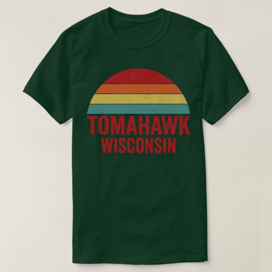 T-shirt Tomahawk Wisconsin (Design devant)