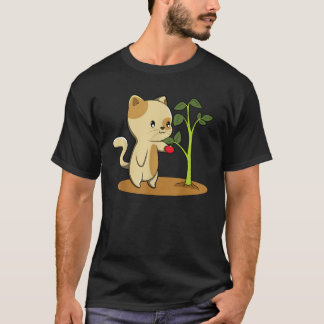 T-shirt Tomate de chat