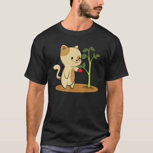 T-shirt Tomate de chat (Devant)