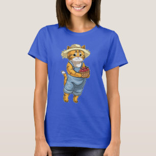 T-shirt Tomate d'éleveur de chats d'orange