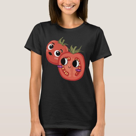T-shirt Tomate en admiration (Devant)