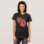 T-shirt Tomate en admiration (Devant entier)