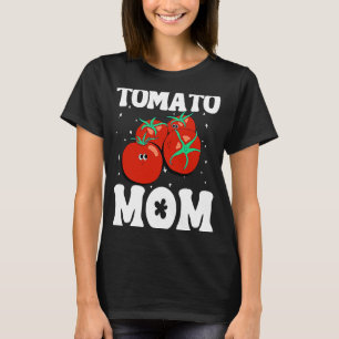 T-shirt Tomate Maman Fruit Vegetable Mère Jour Gardener