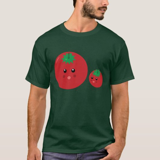 T-shirt Tomate mûre (Devant)
