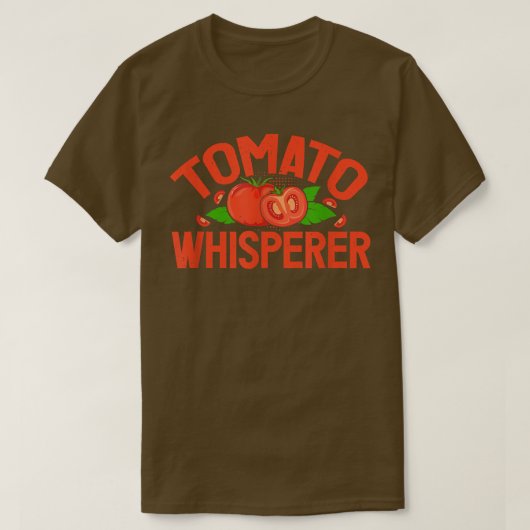 T-shirt Tomate Whisperer Red Tomatoes Planter Agriculteurs (Design devant)