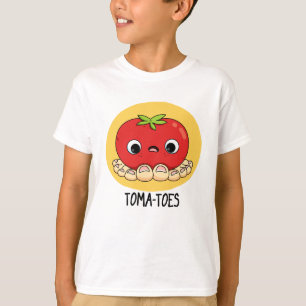 T-shirt Tomates Drôle Tomate Avec Jeu D'Orteils