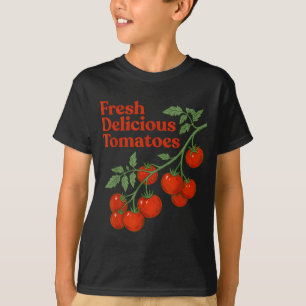 T-shirt Tomates fraîches délicieuses Drôle d'amateur de to