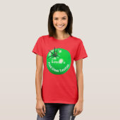 T-shirt Tomates frites tomates vertes mignonnes été (Devant entier)