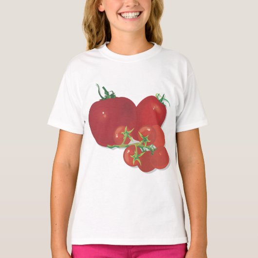 T-shirt Tomates rouges mûres (Devant)