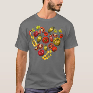 T-shirt Tomato Love Gardener jardiner jardiner Tomato