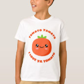 T-shirt Tomato tomate j'aime ta tomate (Devant)
