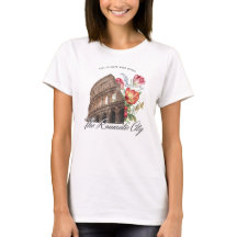 Tombé amoureux des Roms. Colisée et fleurs