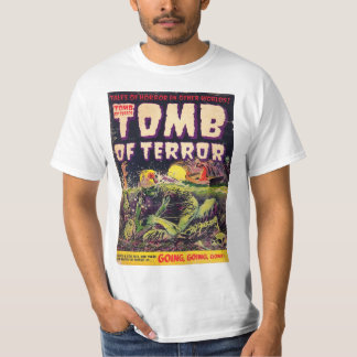 T-shirt Tombe de bande dessinée allée allante allante