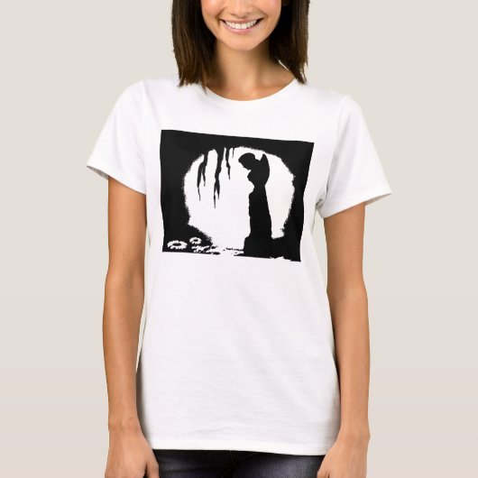 T-shirt tombé de ~ d'ange (Devant)