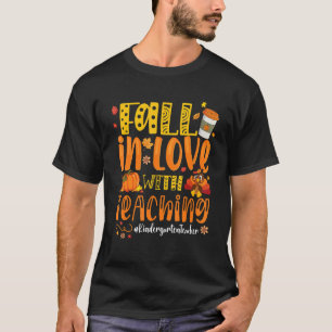 T-shirt Tomber Amoureux Avec L'Enseignement Maternelle Ens