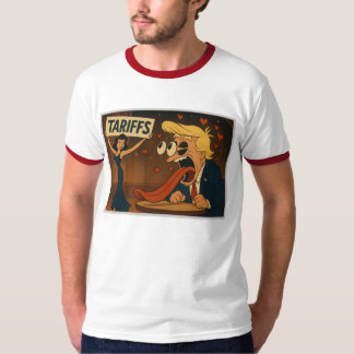 T-shirt Tomber amoureux des tarifs douaniers