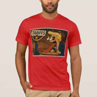 T-shirt Tomber amoureux des tarifs douaniers