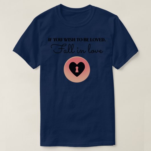 T-shirt Tomber dans l'amour4 (Design devant)