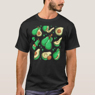 T-shirt Tomber dans l'amour avec Avocado Mexique Aztecs AR