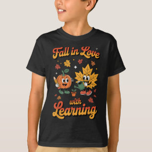 T-shirt Tomber dans l'amour avec l'apprentissage Automne C