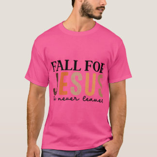 T-shirt Tomber pour Jésus