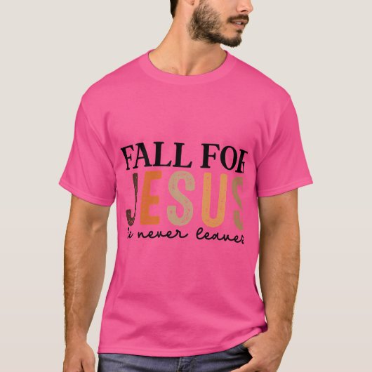 T-shirt Tomber pour Jésus (Devant)