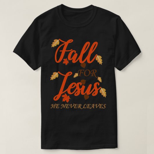 T-shirt Tomber pour Jésus (Design devant)