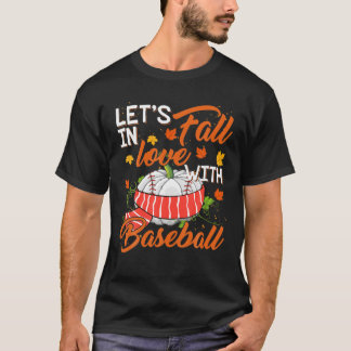 T-shirt Tombons Amoureux Du Baseball Amateurs De Sport Jou