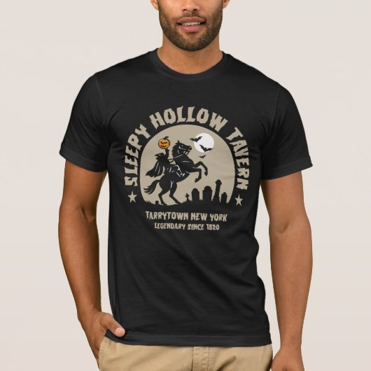 T-shirt Tombstone Sleepy Hollow Tavern (Devant)